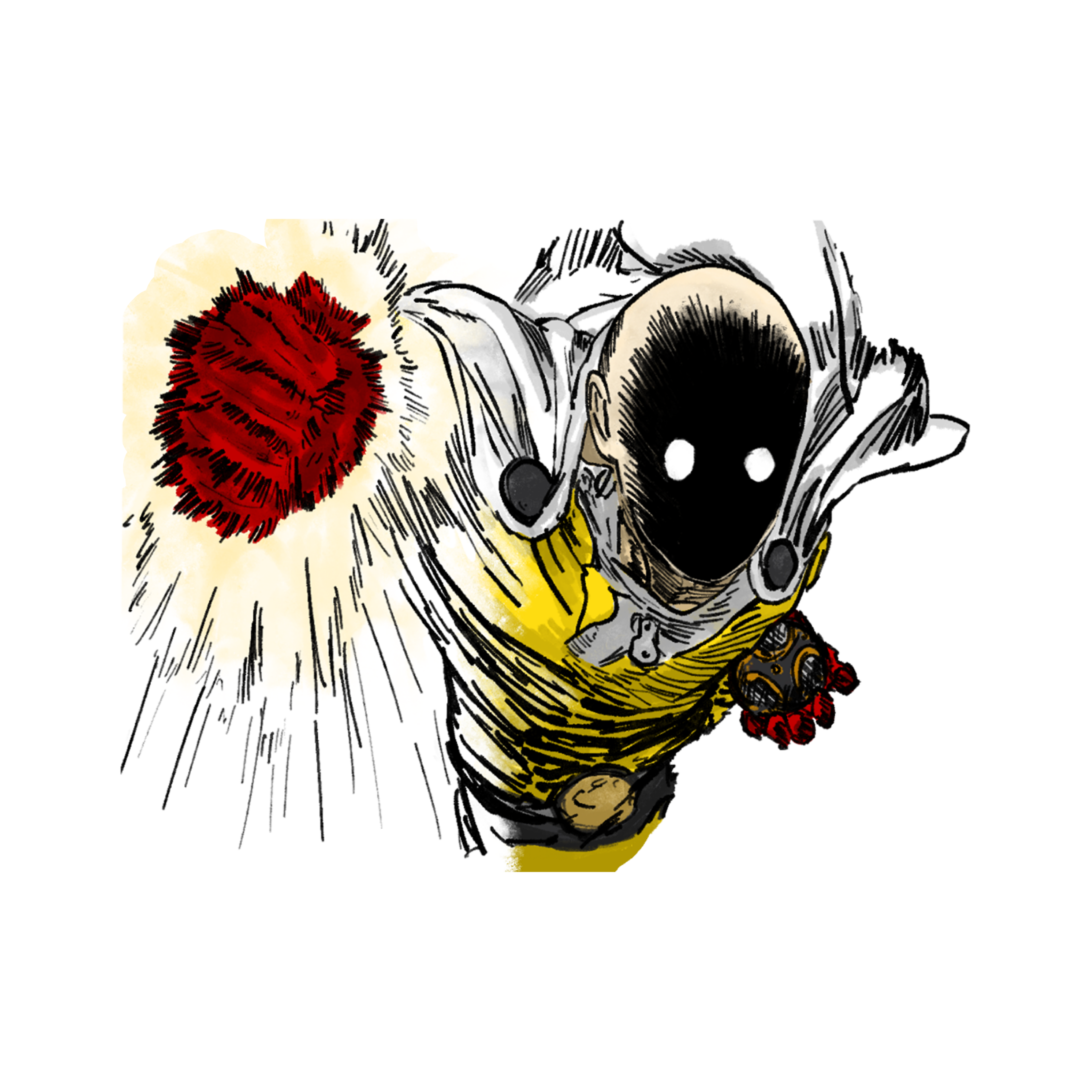 Saitama (One Punch Man) Sticker