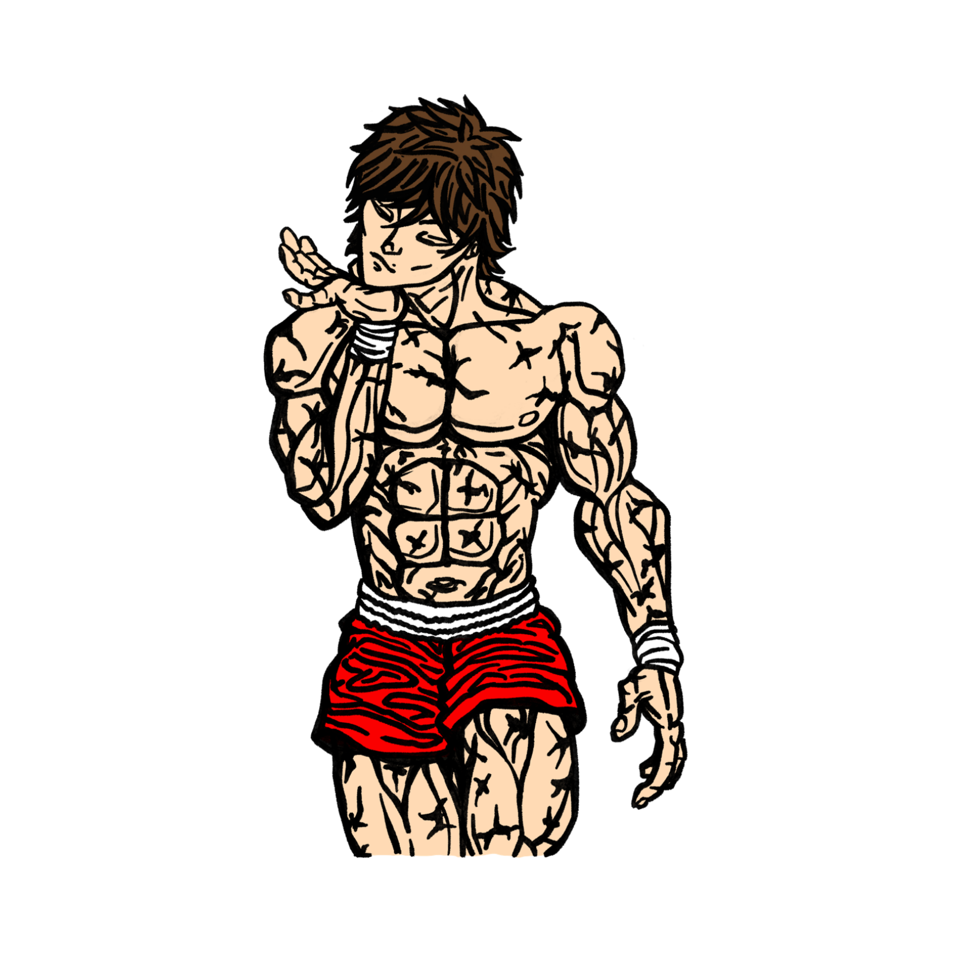 Baki Hanma Sticker (2)