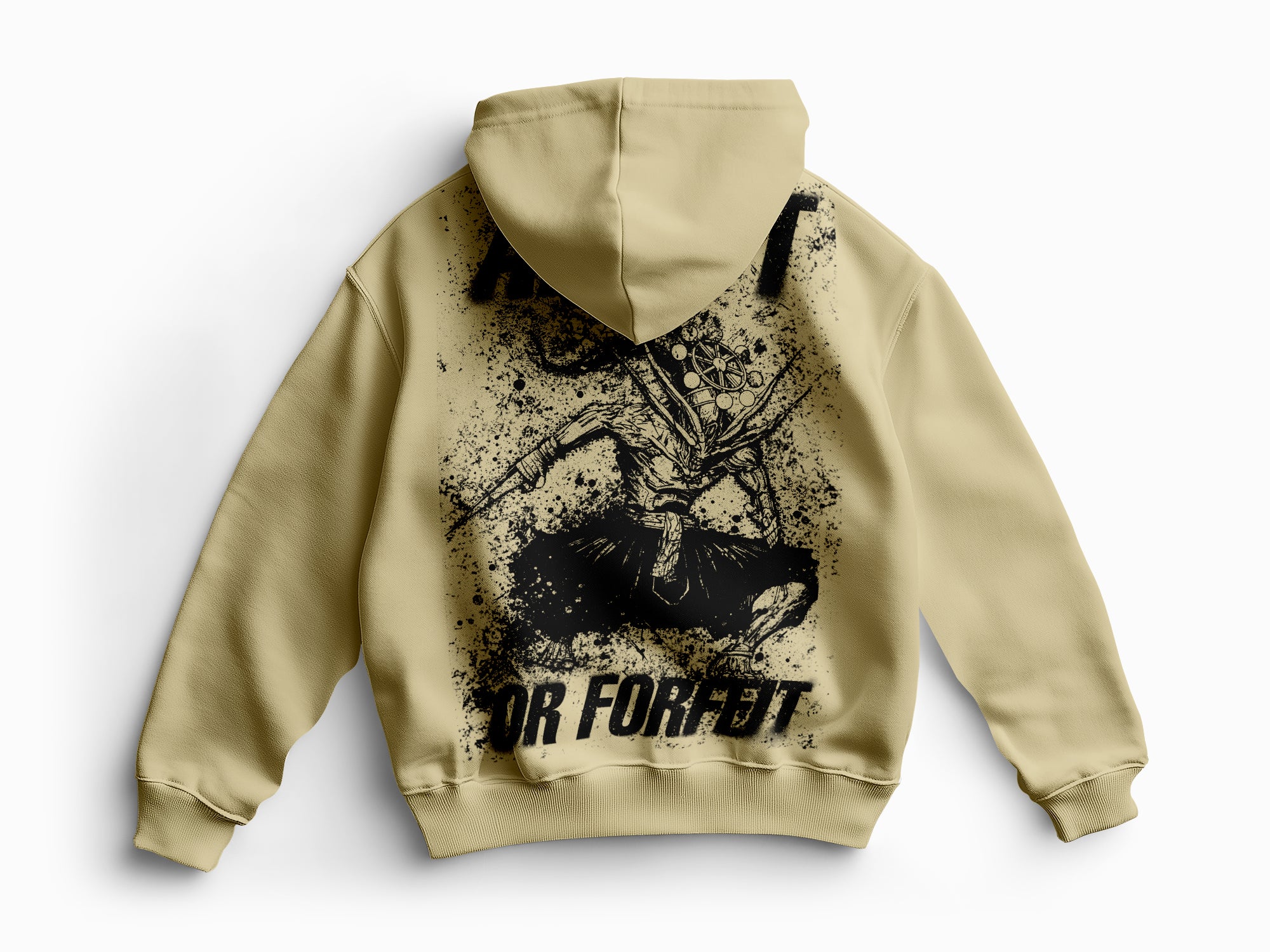"Adapt or Forfeir" Oversize Hoodie 450gsm