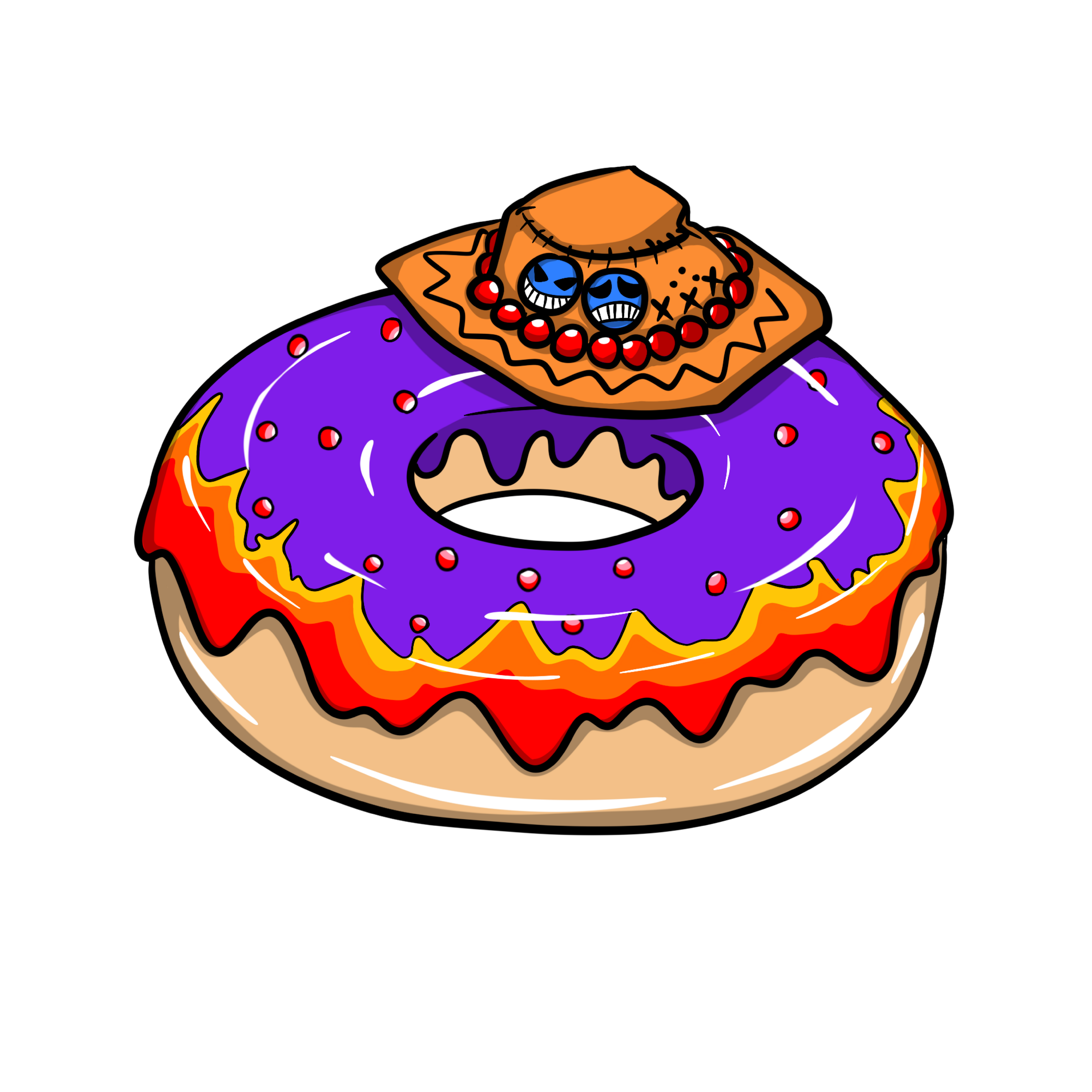 Ace Donut Sticker