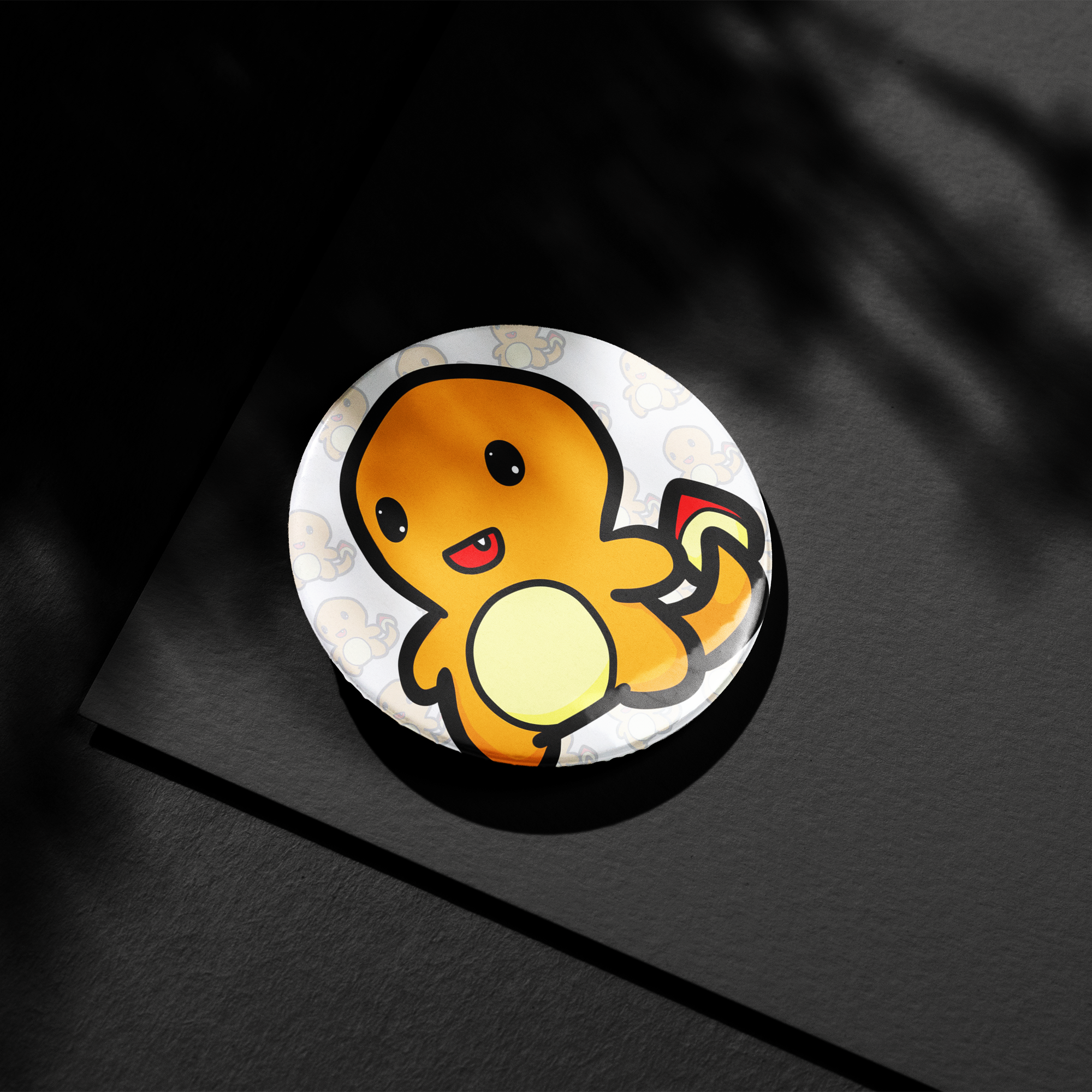 Charmander Button Pin
