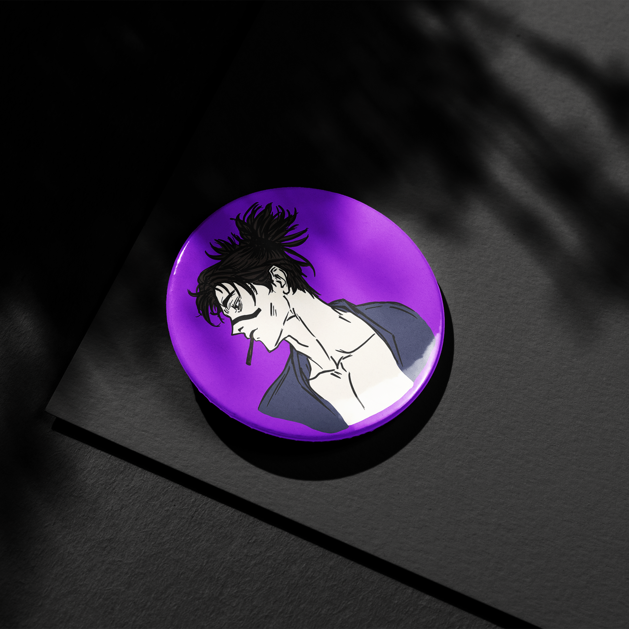 Choso Button Pin