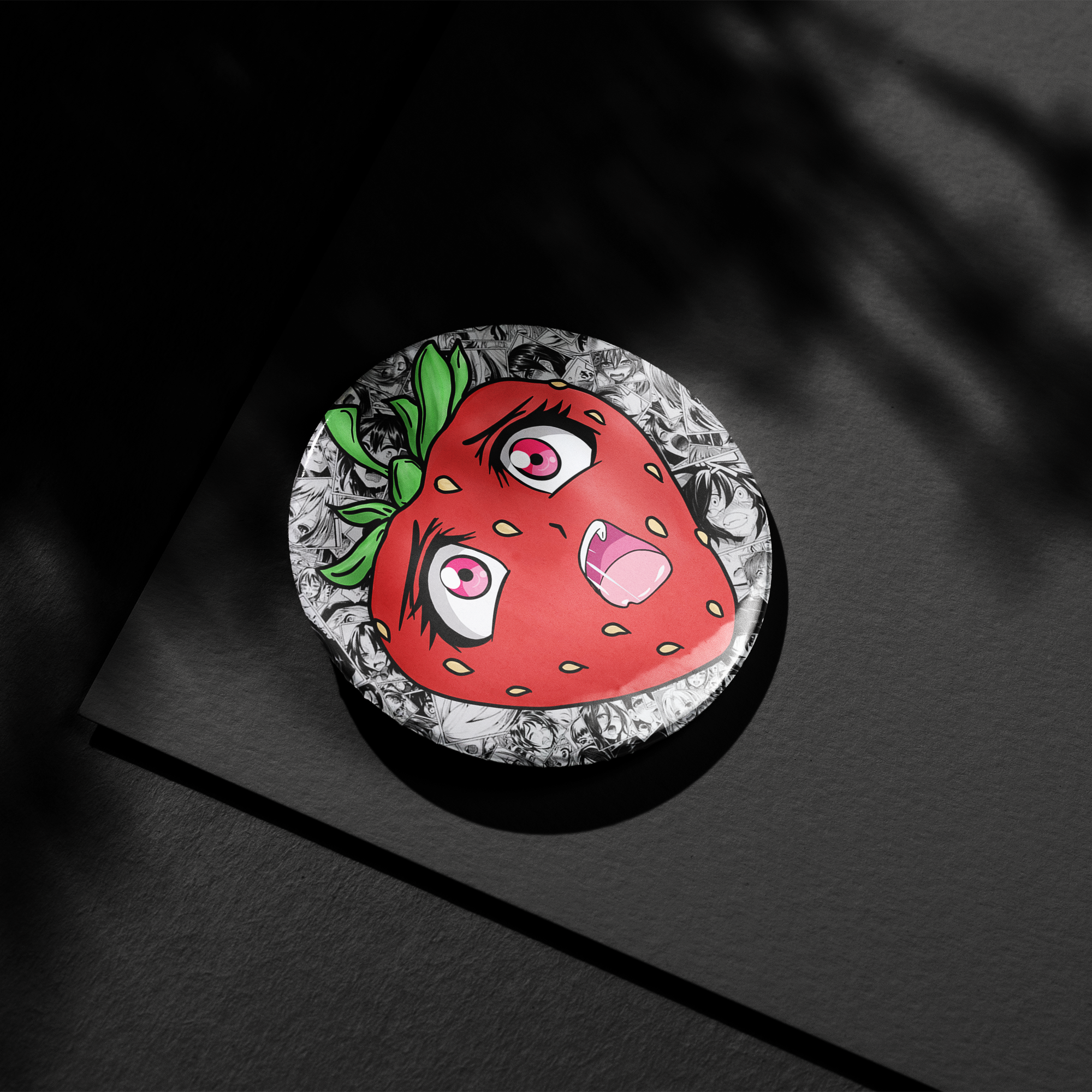 Ecchi Ichigo Button Pin