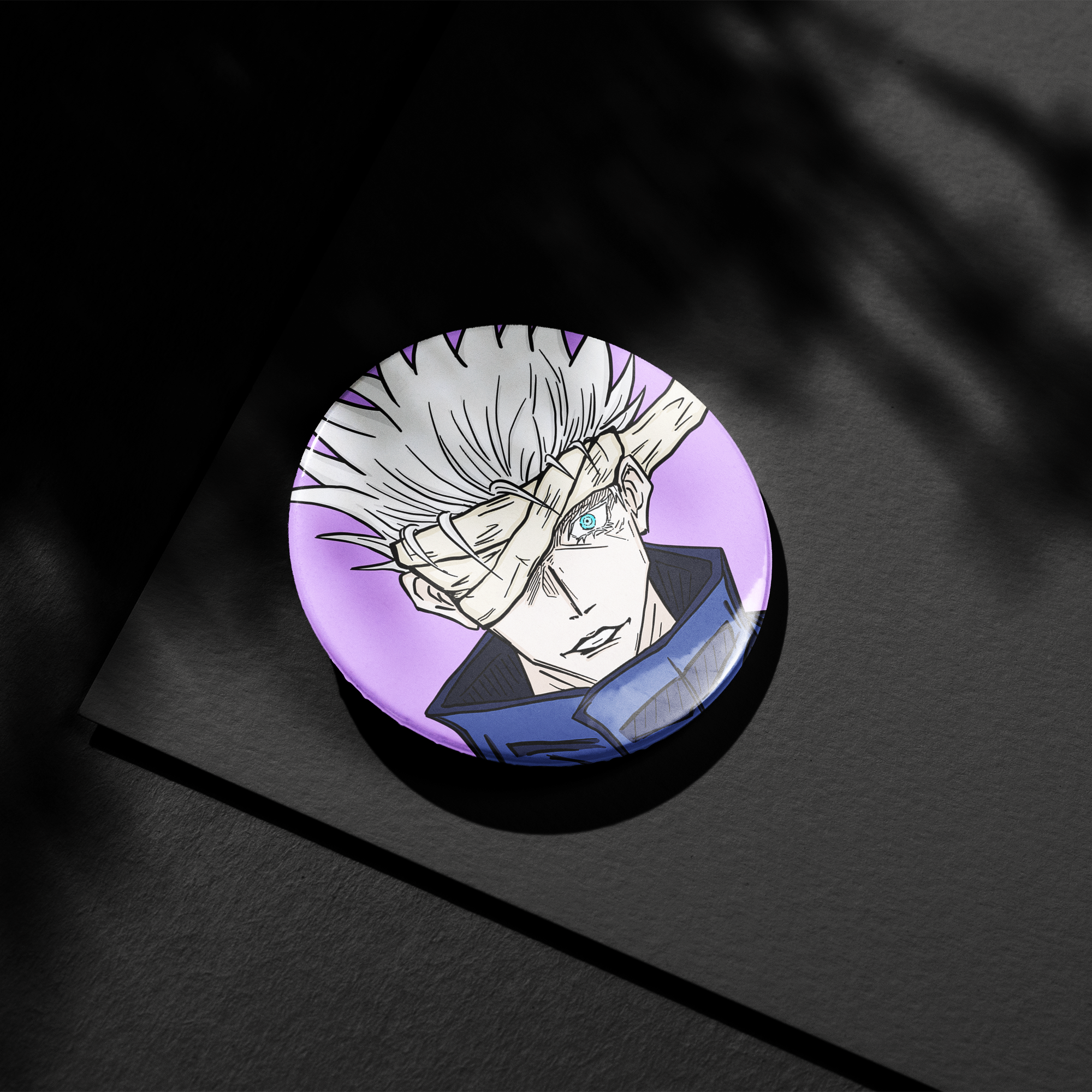 Gojo Satoru Button Pin