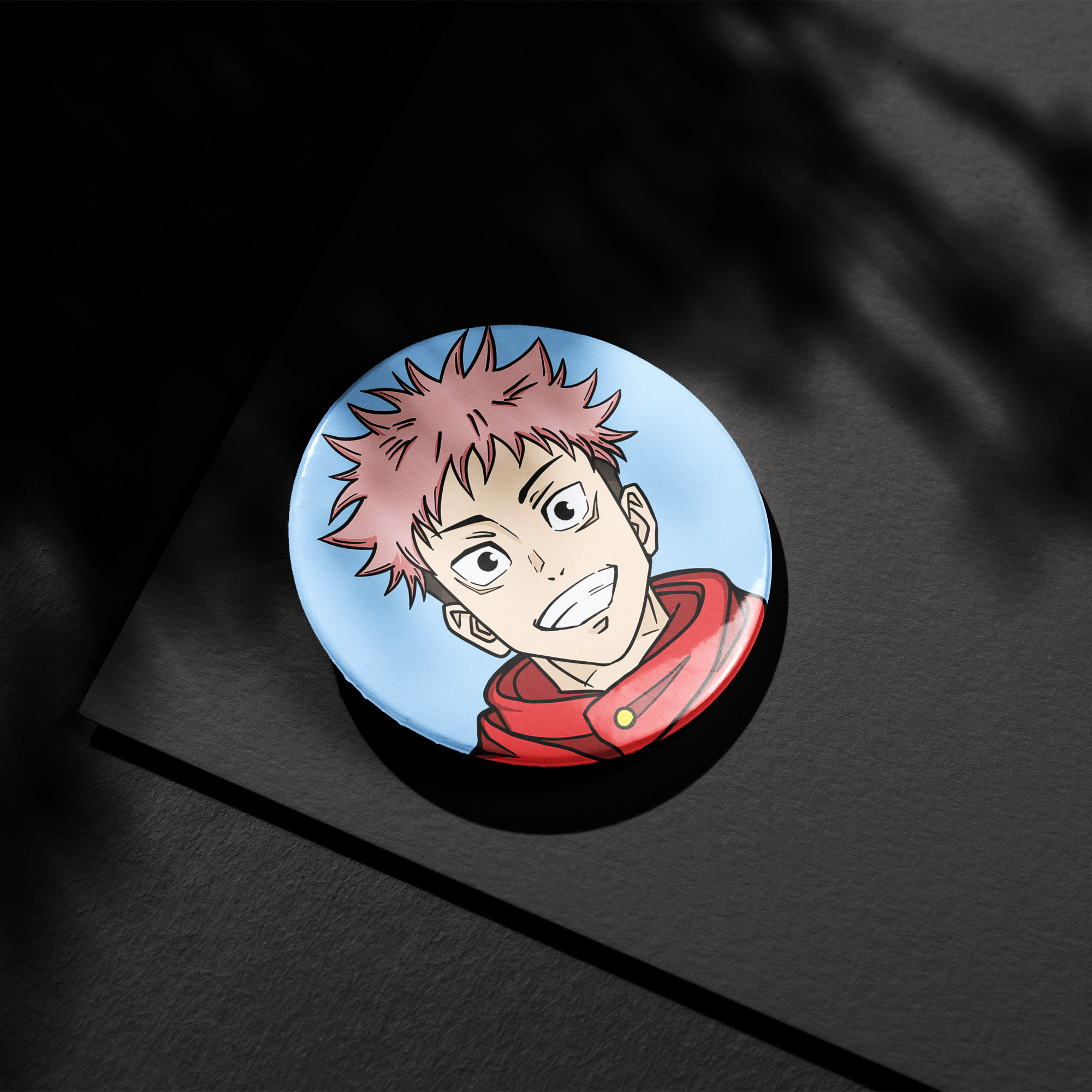 Yuji Itadori Button Pin