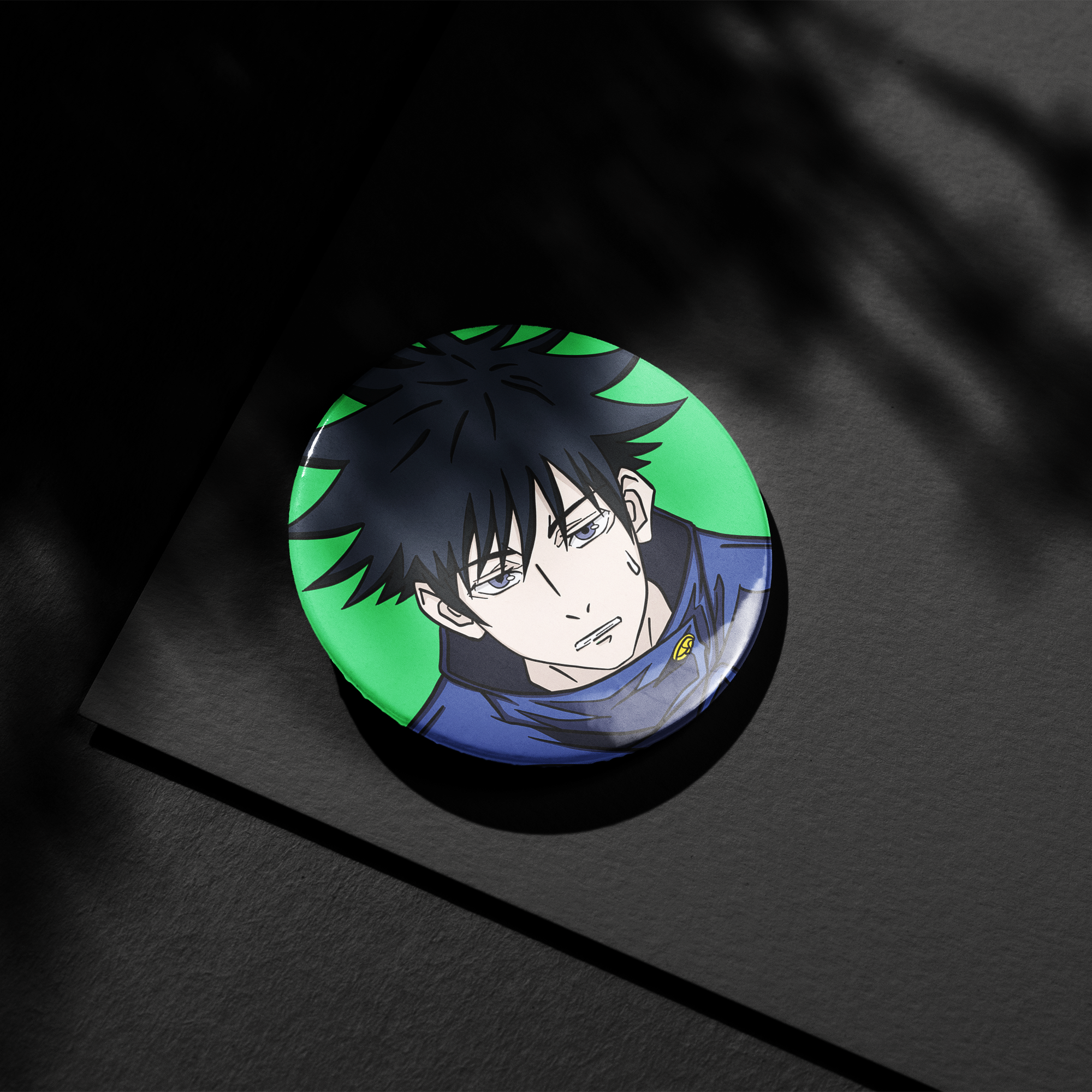 Megumi Fushiguro Button Pin