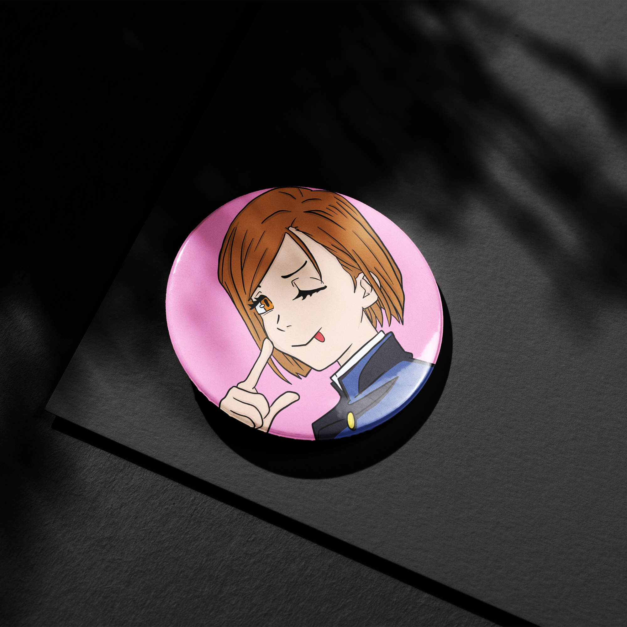 Nobara Kugisaki Button Pin