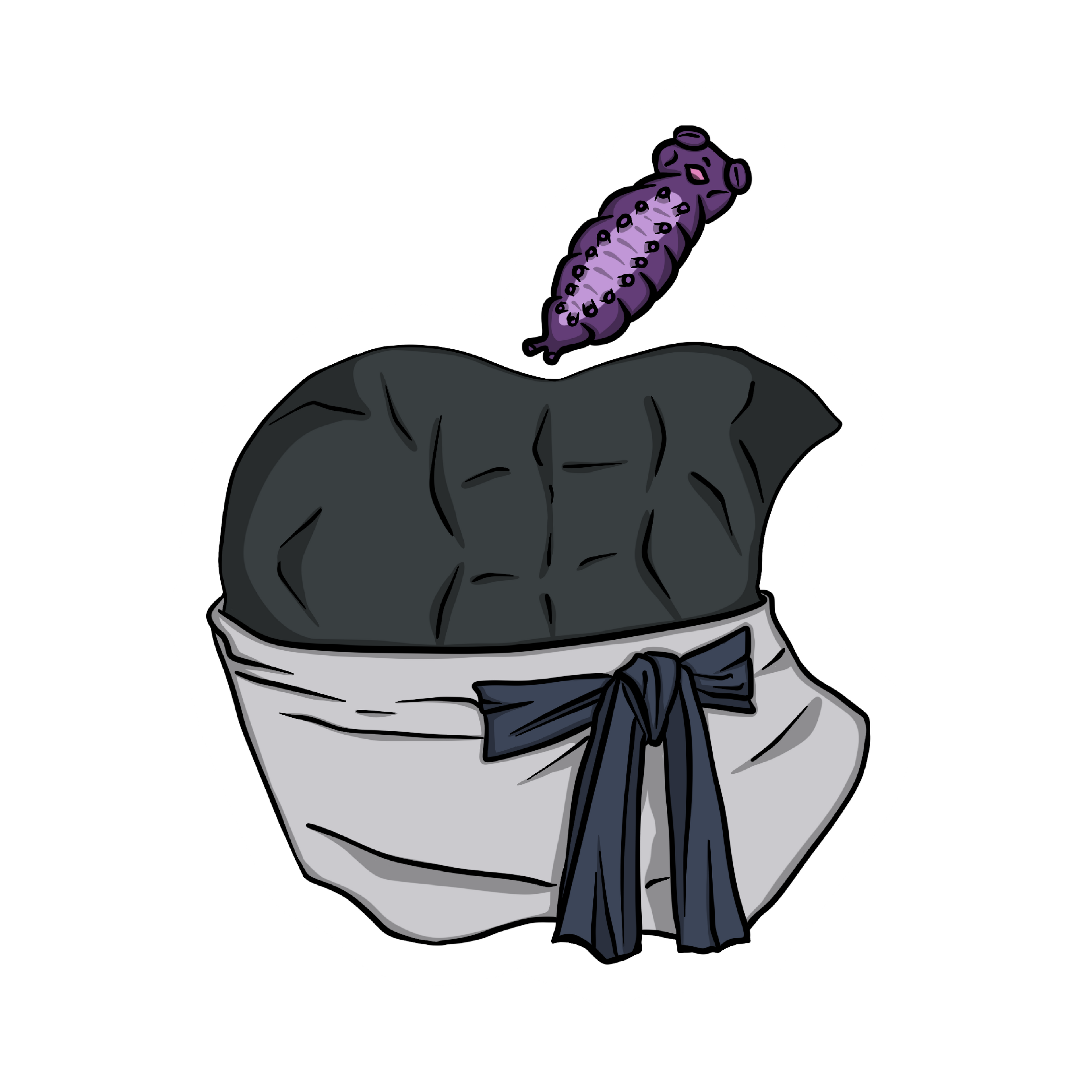 Toji Fushiguro Apple Sticker