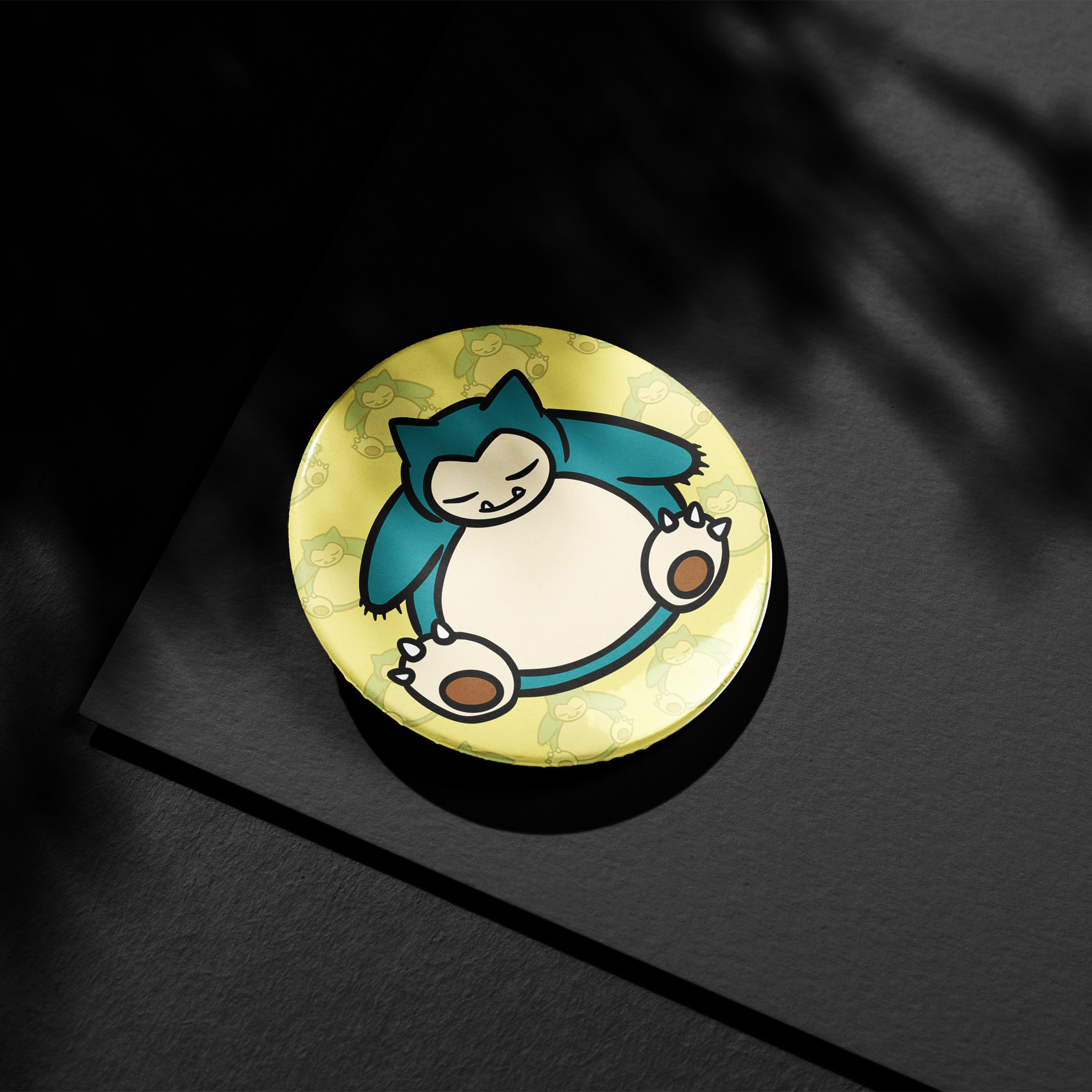 Snorlax Button Pin