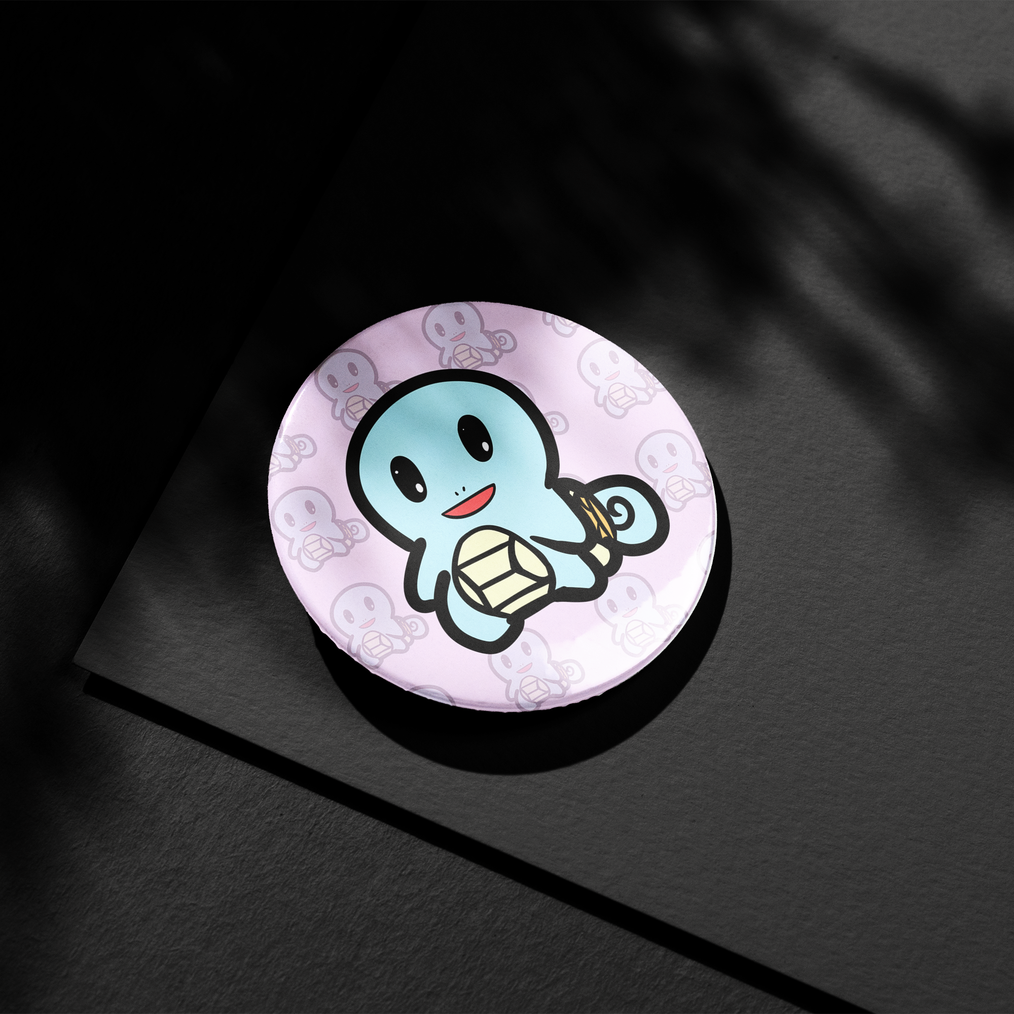 Squirtle Button Pin
